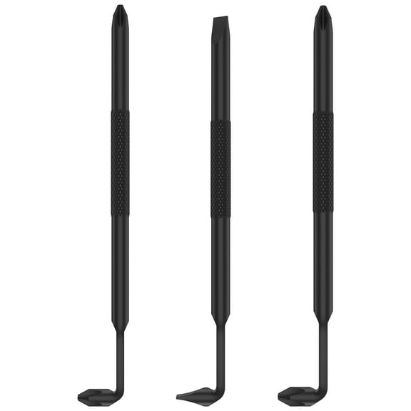 3 Pcs Magnetic Offset Screwdriver Set S2 Alloy Steel Right Angle Screwdriver with L Type Design for Tight and Narrow Space