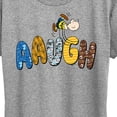 thumbnail image 3 of Peanuts - Aaugh Pattern Charlie Brown - Women's Short Sleeve Graphic T-Shirt, 3 of 6