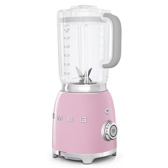 Licuadora Smeg 4 velocidades y 3 funciones pre-programadas Rosa