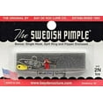 thumbnail image 2 of Bay de Noc Swedish Pimple Jigging Spoon 1/10oz Nickel Ice, 2 of 3