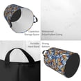 thumbnail image 4 of Daiia Colorful Butterfly1 Round Laundry Basket with Handles Thickened Waterproof Circular hamper,Dirty Clothes Storage Basket for Bedroom,Bathroom,College Dorm-Small, 4 of 8