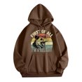 thumbnail image 1 of WEAIXIMIUNG Sweatshirts pour Femmes Grande Taille Sweat à Capuche Décontracté Col Rond Imprimé Animal Lettres Anglaises, 1 of 3