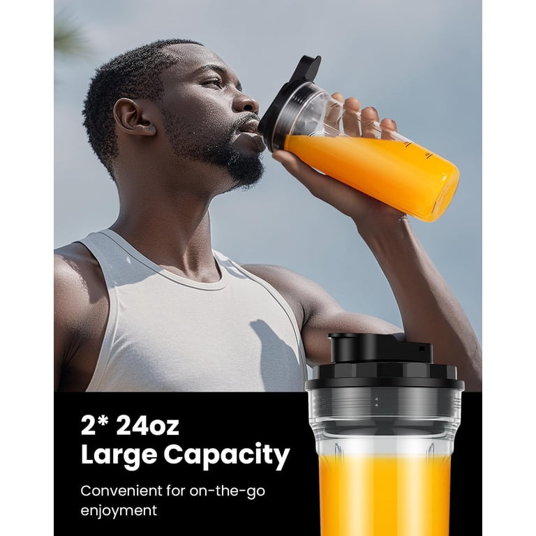 Shardor 900W Personal Smoothie Blender with 2 To-Go Cups photo 3