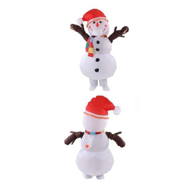 Costume de Noël Gonflable Amusant, Couture Renforcée et Costume Gonflable Réutilisable pour Cosplay Adulte de 150-190 cm