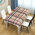 thumbnail image 4 of Yayeee Tablecloths 60" x 108" Rectangle Wrinkle Resistant Party Table Cover, Black Tartan, 4 of 8