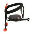 thumbnail image 1 of Asiento de bicicleta para niños con pedales, portátil, desmontable y con respaldo y reposabrazos. Rojo, 1 of 8