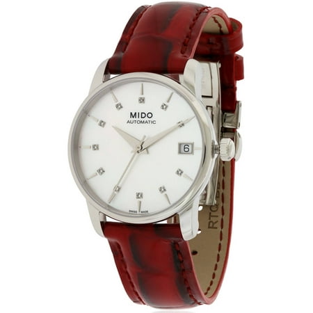 Mido Baroncelli Leather Automatic Ladies' Watch, M007.207.16.106.00