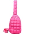 thumbnail image 1 of LHSHIDU Sling Bag Puffy Crossbody Purse for Women Fanny Pack Chest Bag Puffy Waist Bag, 1 of 6