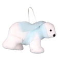 thumbnail image 2 of Colgante de Navidad con forma de oso, colgante de oso de Navidad, decoraciones navideñas, adorno creativo con temática navideña para vacaciones, Bufanda azul, 2 of 8