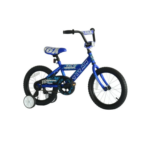 UPC: 0725103080840 | Titan Champion Boys BMX Bike with Training Wheels  16 In. Blue