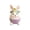 Purple, variant on Easter Bunny Decorations Blue Resin Rabbit Figurine Desktop CenterPC 12Cm for Home Garden Table