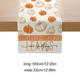 thumbnail image 3 of 13x72 Inch Maple Leaf Pumpkin Print Tablecloth Rectangular Living Room Dining Table Decoration Dirt Resistant Table Flag For Thanksgiving Autumn Harvest Home Party Decor, 3 of 3