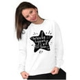thumbnail image 4 of Miracles Happen All Time Inspiring Women Crewneck Sweatshirt Brisco Brands M, 4 of 6