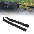 thumbnail image 3 of Strap 1m Adjustable Nylon Shoulder Bag Belt with Double Buckle Anti Slip Computer Bag Strap Black, 3 of 7