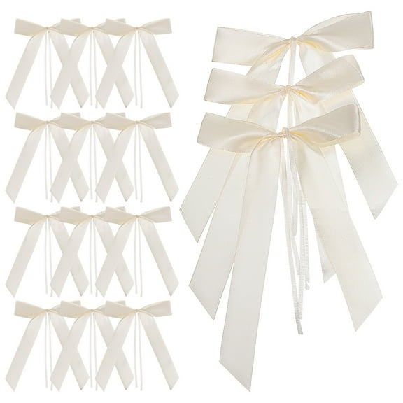 PIXNOR 60 Pcs Wedding Decorations Car Decorative Bows ( ) Pieces