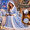 Heated Fairy Tale Princess Hooded Robe for Women, Plush Sherpa Lined ...