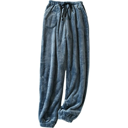 

PIKADINGNIS Womens Plush Fuzzy Pajama Pants Fleece Sleepwear Loungewear Trouser Pj Pants with Pockets