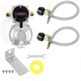 thumbnail image 1 of Régulateur de Propane pour VR avec Tuyau, Régulateur de Gaz Propane LP à 2 Réservoirs Robuste avec Jauge, 1 of 6
