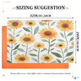 thumbnail image 6 of Yayeee Doormat for Inside 20"x32" Absorbent Low-Profile Washable Non-Slip Rubber Backed Entryway Rug, Sunflowers and Leaves Pattern, 6 of 8