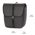 thumbnail image 4 of QJUHUNG Large Capacity Waterproof Cycling Pannier - Outdoor Recreation Cycling Rear Seat Bag with Removable Strap and Handle for Commuting and Travel - Durable  Spacious  and Convenient B, 4 of 7