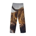 thumbnail image 4 of Kdxio Yak Print Men's Sleep Pajama Pant Lounge Pants with Pockets, 4 of 8