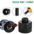 thumbnail image 2 of M20 6/6.35/8/10Mm Collet Chuck Adapter With Nut Engrave Trimming Machine Router 12X6, 2 of 6