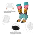 thumbnail image 3 of Logiee Melting Banana Fantasy Print Gift Stocking Stuffers,Adult Stockings,Novelty Socks,Funny Socks Birthday Running Walking Sleeping, 3 of 6