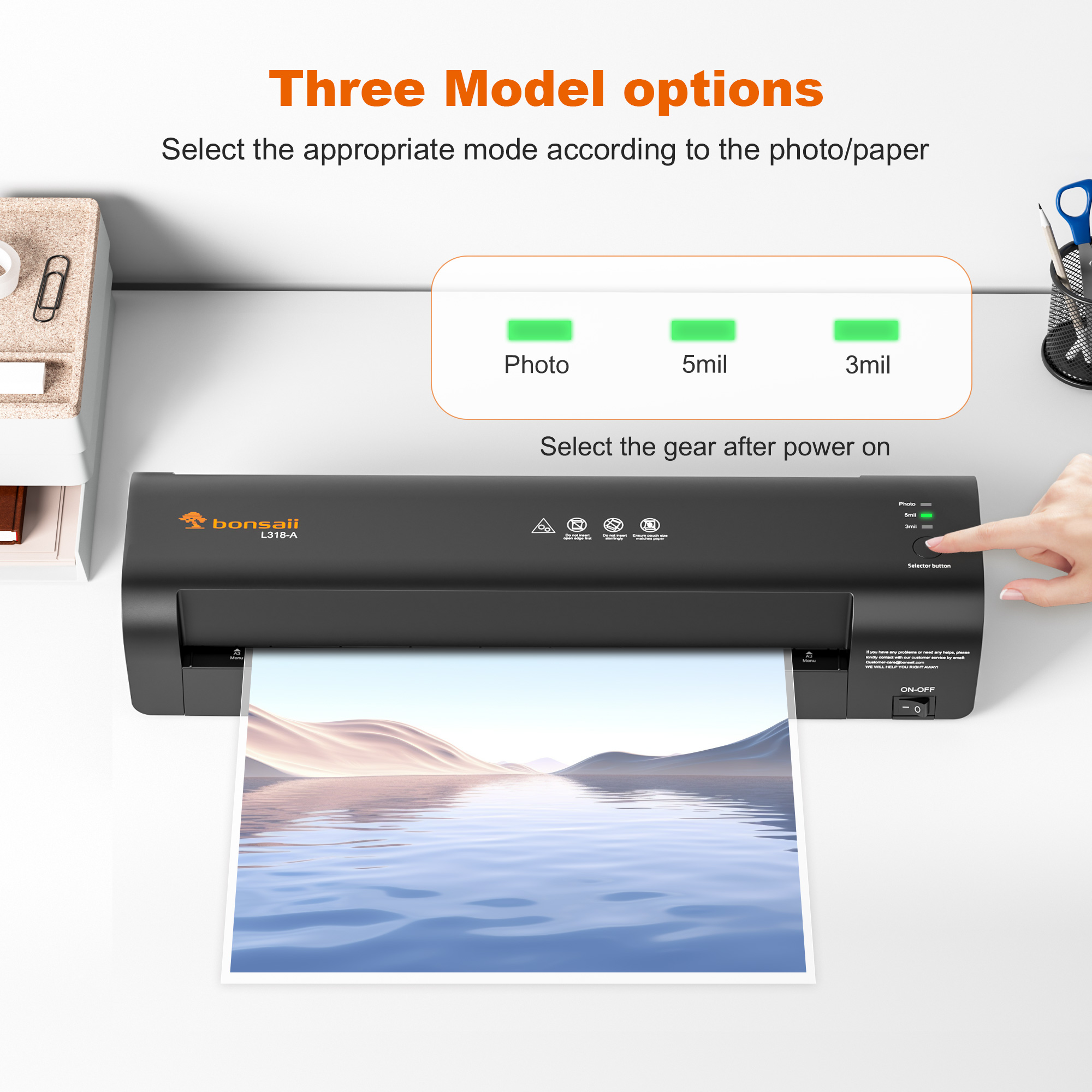 Bonsaii A3 13 Inch Laminator with Cutter & Rounder photo 5