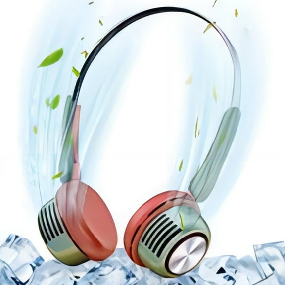 Baprem Neck Fans that Blow Cold Air with 5 Speeds, Portable Neck Fan Rechargeable Wearable Personal Fan Hands-Free Bladeless Fan for Cooling