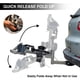 thumbnail image 4 of Portabicicletas Leader Accessories Negro para 2 Bicicletas de Enganche Plegable para Coche, 4 of 7