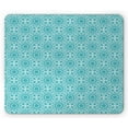 thumbnail image 1 of Boho Mouse Pad, Continuous Abstract Pattern with Modern Mandala Effect Monochrome, Rectangle Non-Slip Rubber Mousepad, Dark Seafoam and White, by Ambesonne, 1 of 2