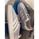 thumbnail image 4 of NEW Ad-id-as GAZELLE 85 Clear Sky BLUECLOUD WHITE/GOLD suede SNEAKER MENS US 8 7.5, 4 of 6