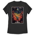 thumbnail image 1 of Women's Stranger Things Retro Piggyback Poster  T-Shirt - Black - Large, 1 of 3