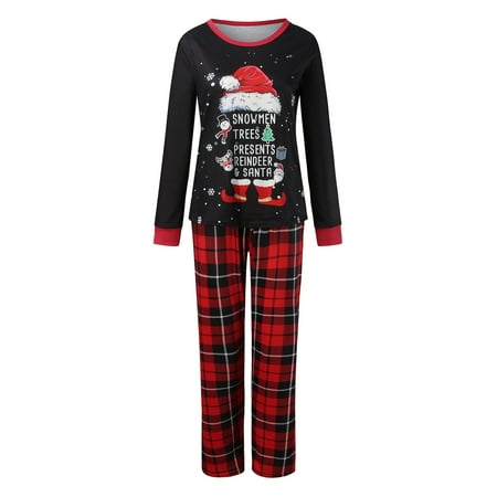 

Family Matching Outfits Mom Christmas Pajamas For Cotton Two Piece Pajamas Top Pants Funny Prints Sleepwear Christmas Pajamas For Mom Christmas Pajamas Matching Clothing Set