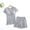 Gray, variant on Maternity Outfits for Women V-Neck Short Sleeved Postpartum Clothing for Pregnant Women Breastfeeding Dress Home Clothing Short Sleeved V-Neck Dress