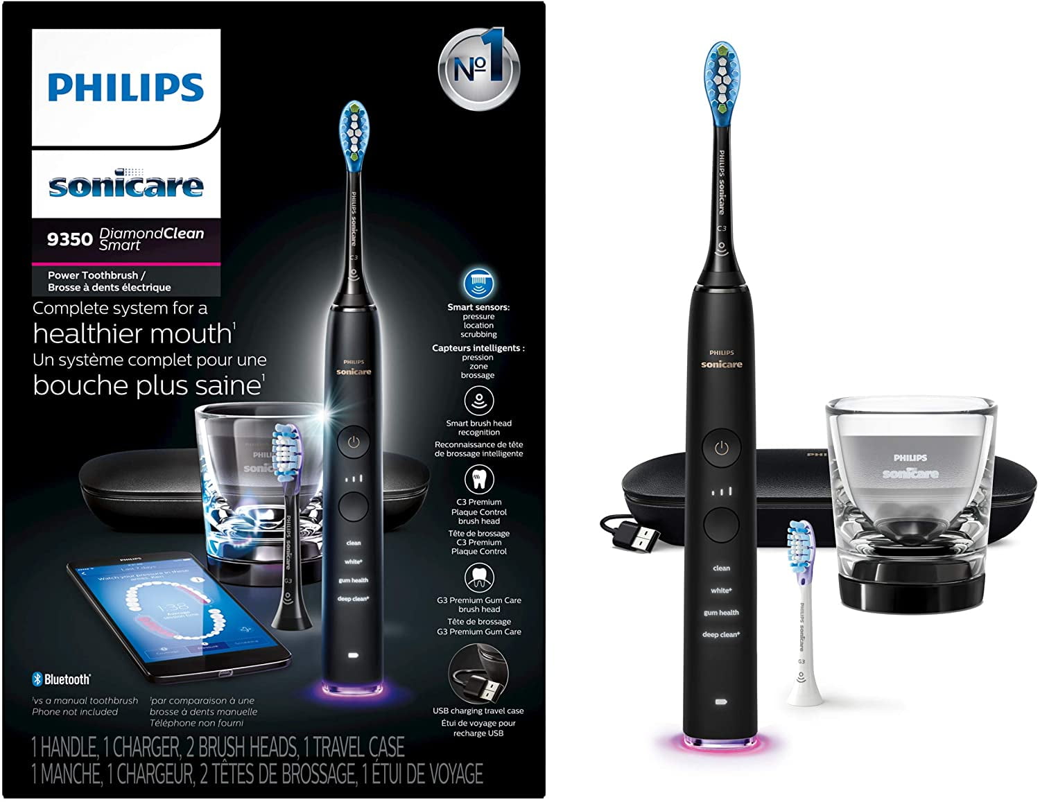 philips black electric toothbrush