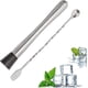 thumbnail image 1 of 10"Stainless Steel Cocktail Stick Ice Hammer, 2 Pieces Professional Home Bar Tool, Used to Debug Delicious Cocktails, Drinks, Juices, 1 of 5
