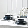 thumbnail image 6 of Stone Lain Mirella 32-Piece Dinnerware Set Stoneware, Borosilicate Glass, Service for 8, Blue, 6 of 6