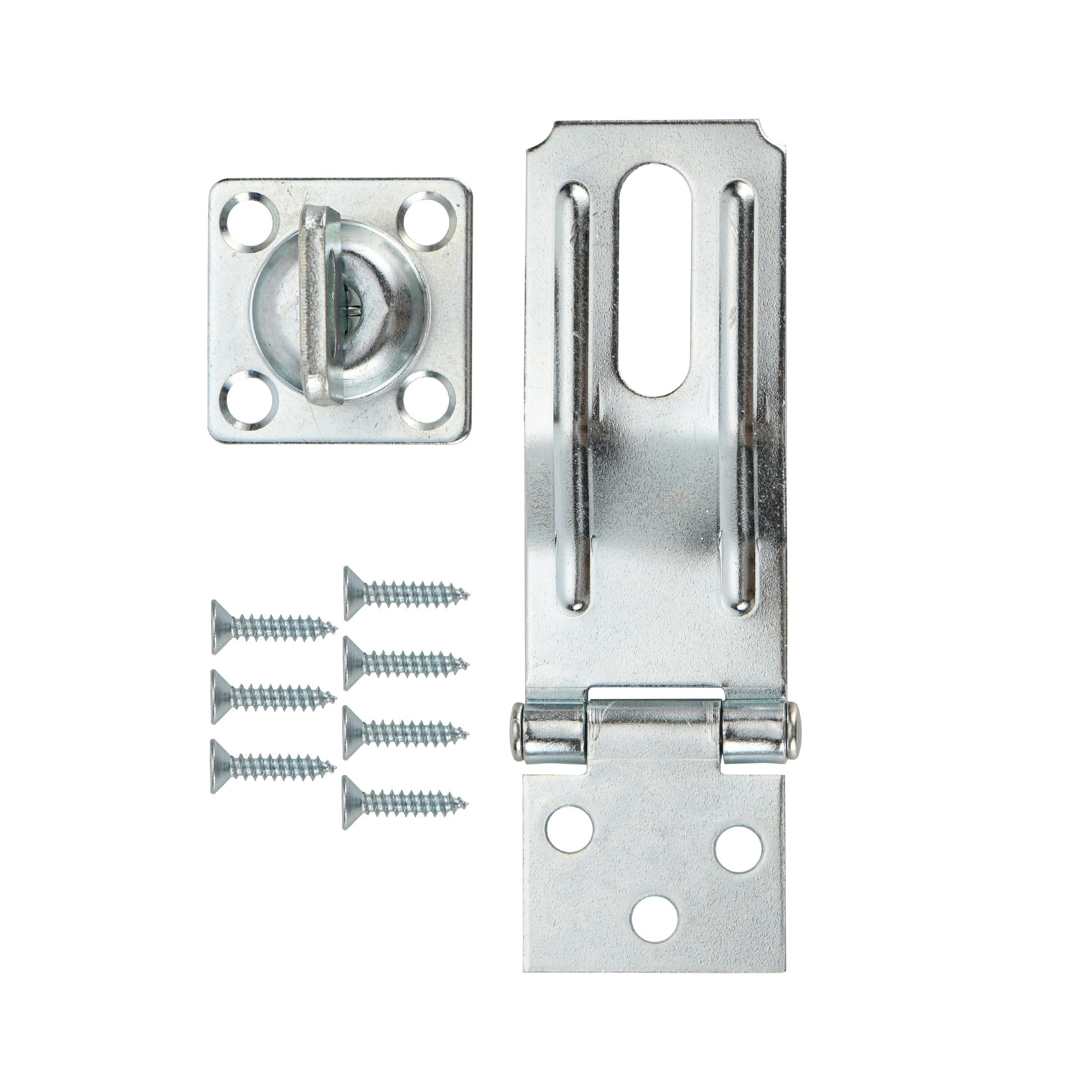 (2 pack) Hyper Tough 3.5 inch. Swivel Safety Hasp, Zinc Plated