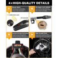 thumbnail image 3 of Steering Wheel Lock with Alarm, 120dB, Steering Lock, Wheel Lock, Crook Locks for Cars, Car Lock Anti-Theft Device, Heavy Duty, 3 of 5