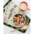 thumbnail image 3 of Happy Easter Kitchen Dish Towels for Drying Dishes Set of 3, Rabbit Eggs Spring Mushrooms Botanical Green Plaid Waffle Weave Microfiber Hand Tea Bathroom Towels Quick Dry & Absorbent Towel 12x12, 3 of 7