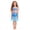 swimsuit 157#Blue, variant on ZXLBBD Swimsuit for Girls Kids Glitter Mesh 3 Piece Bikini for with Flowy Skirt Performance Party Breathable Summer Beachwear