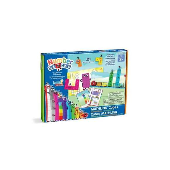 Kit d’activités de cubes MathLink Numberblocks 1 à 10 de Learning Resources De l'émission à succès Numberblocks