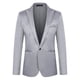 thumbnail image 1 of Traje de negocios formal de estilo coreano para hombre, traje pequeño, chaqueta delgada, traje pequeño informal, 1 of 5