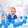 thumbnail image 4 of Beach Balls for Pool Inflatable Thickened Colorful Plastic Ball 5.5cm Thick 100Pcs Beach Balls for Kids, 4 of 6