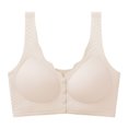 thumbnail image 1 of Timegard Wireless Bras for Women Summer Front Closure Back Smoothing Comfy Solid Color Daily Bralette, 1 of 7
