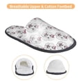 thumbnail image 3 of Fotbe Poodle Dog Pattern Women's Fuzzy Slippers Plush Slippers Fluffy Winter House Shoes Indoor and Outdoor-Medium, 3 of 8