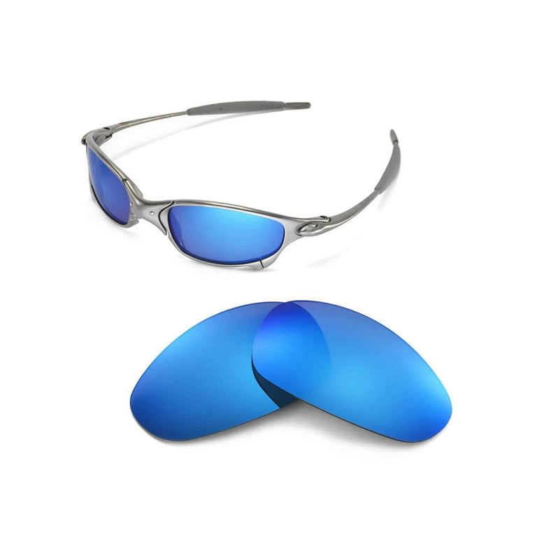 Walleva Ice Blue Polarized Replacement Lenses for Oakley Juliet Sunglasses