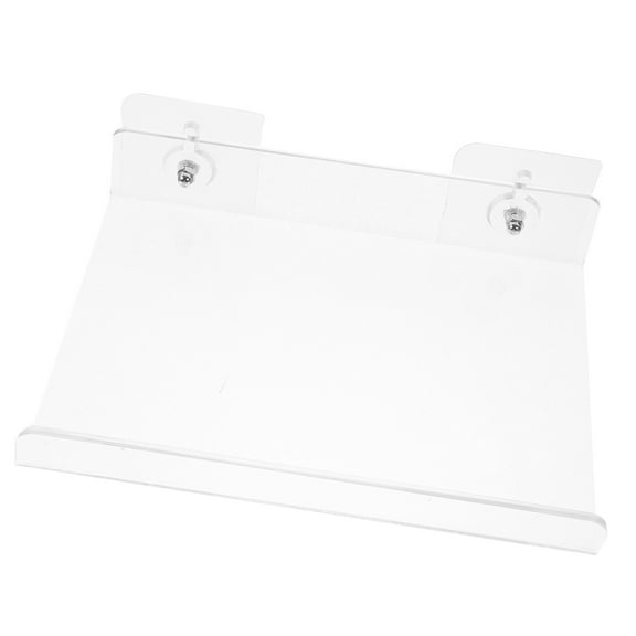 BESTOYARD 1Set Transparent Wall Mounted Organizer Clear Shelf for Bathroom and Kitchen Storage