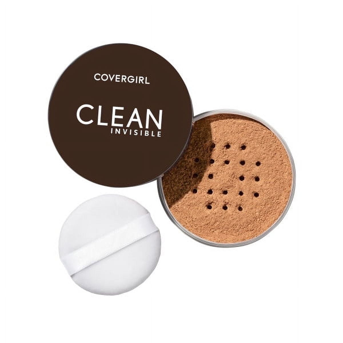 (3 pack) Covergirl Clean Invisible Loose Powder, 135 Translucent Deep, 0.63 oz